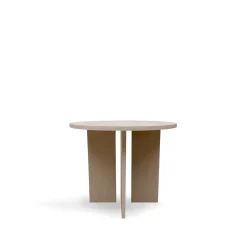 Reforma Soffbord 'Créme' Runt 55 cm - Vitpigmenterad