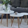 Reforma Soffbord 'Dalby' 3 delar - Vit
