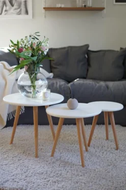 Reforma Soffbord 'Dalby' 3 delar - Vit