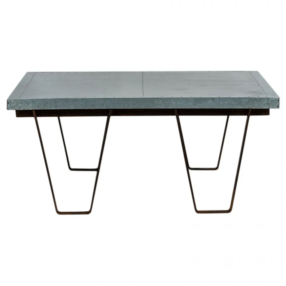 Vintage Soffbord 'Åke' - Industrial Table