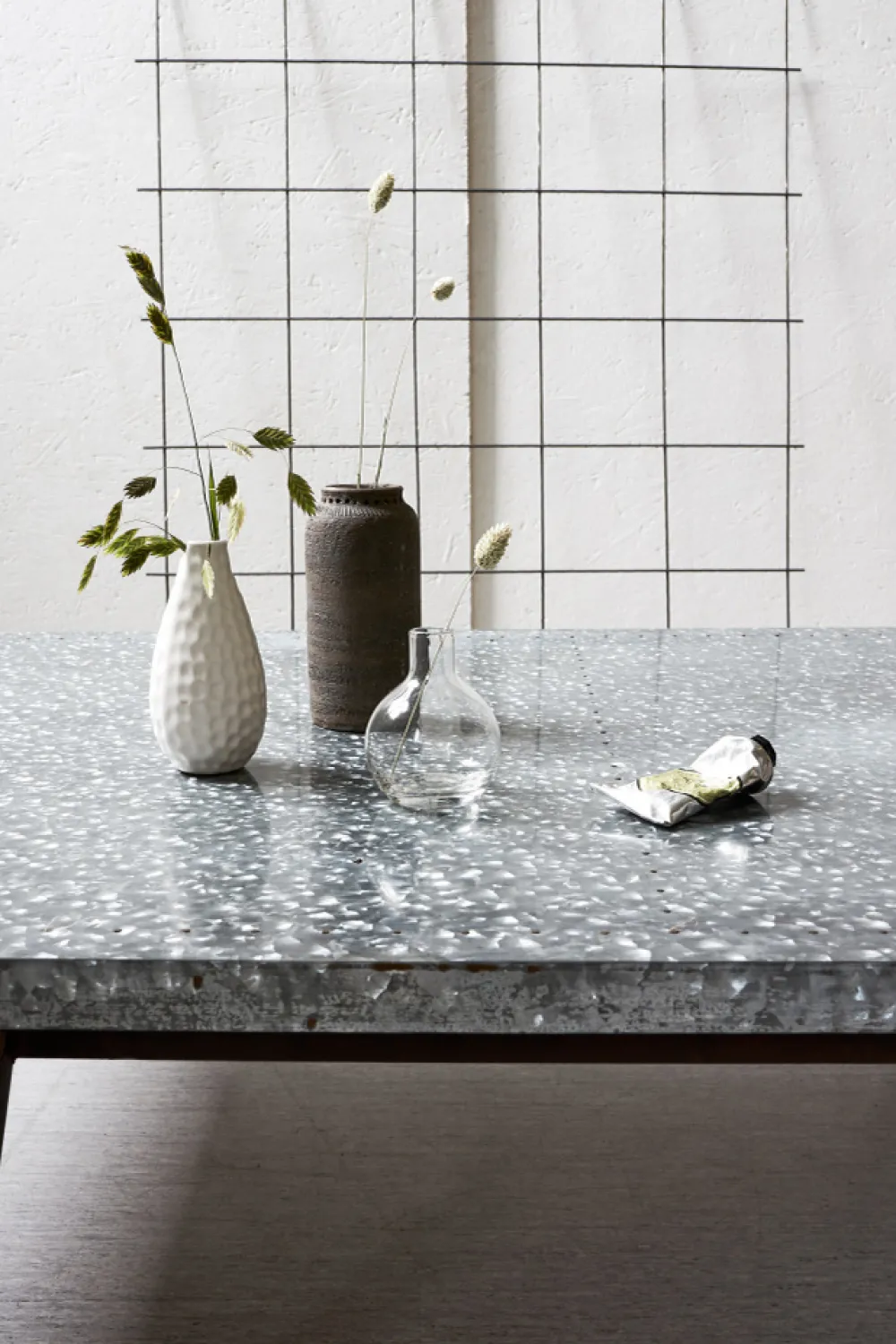 Vintage Soffbord 'Åke' L - Industrial Table