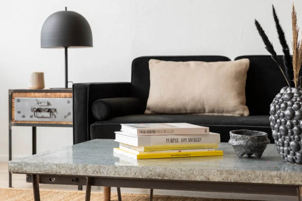 Vintage Soffbord 'Åke' L - Industrial Table