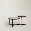 Reforma Soffbord 'Marble' 2 delar - Svart/Vit
