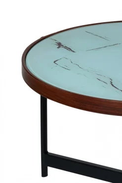 Reforma Soffbord 'Marble' 2 delar - Svart/Vit