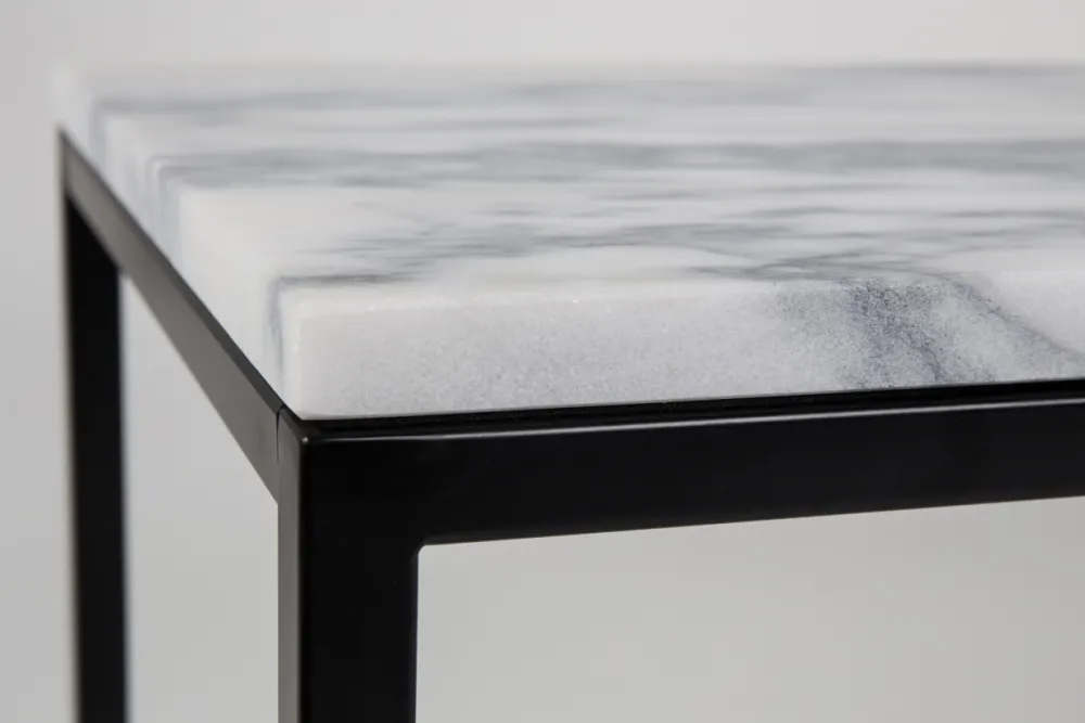 Zuiver Soffbord 'Marble Power' - Svart/Marmor