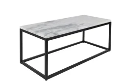 Zuiver Soffbord 'Marble Power' - Svart/Marmor