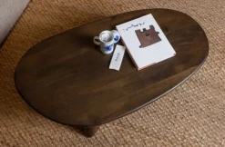 WOOOD Soffbord 'Roundly' - Valnöt