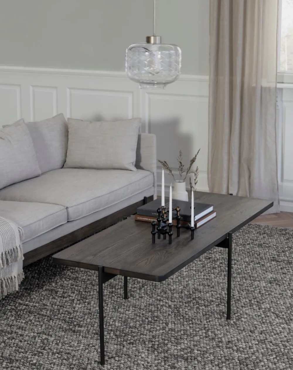 Rowico Home Soffbord 'Shelton' 145x60cm - Brun