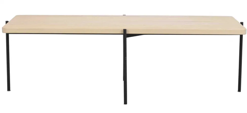 Rowico Home Soffbord 'Shelton' 145x60cm - Vitpigmenterad ek