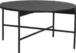 Rowico Home Soffbord 'Skye' Runt 89cm - Svart