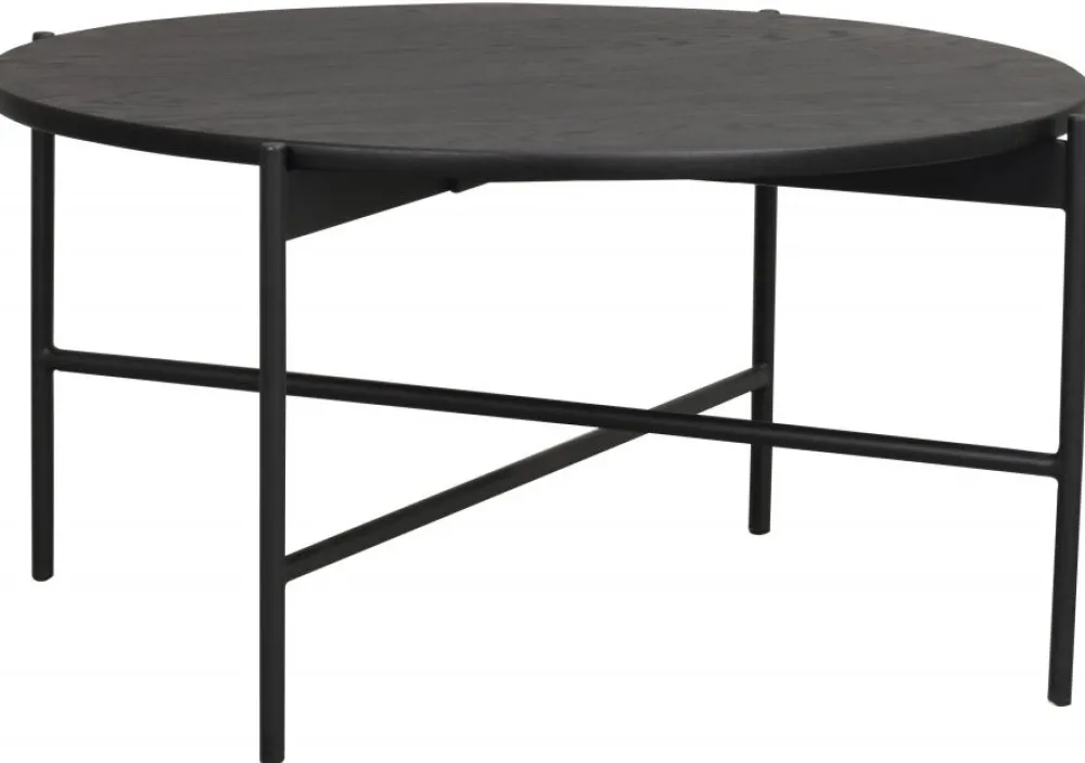Rowico Home Soffbord 'Skye' Runt 89cm - Svart