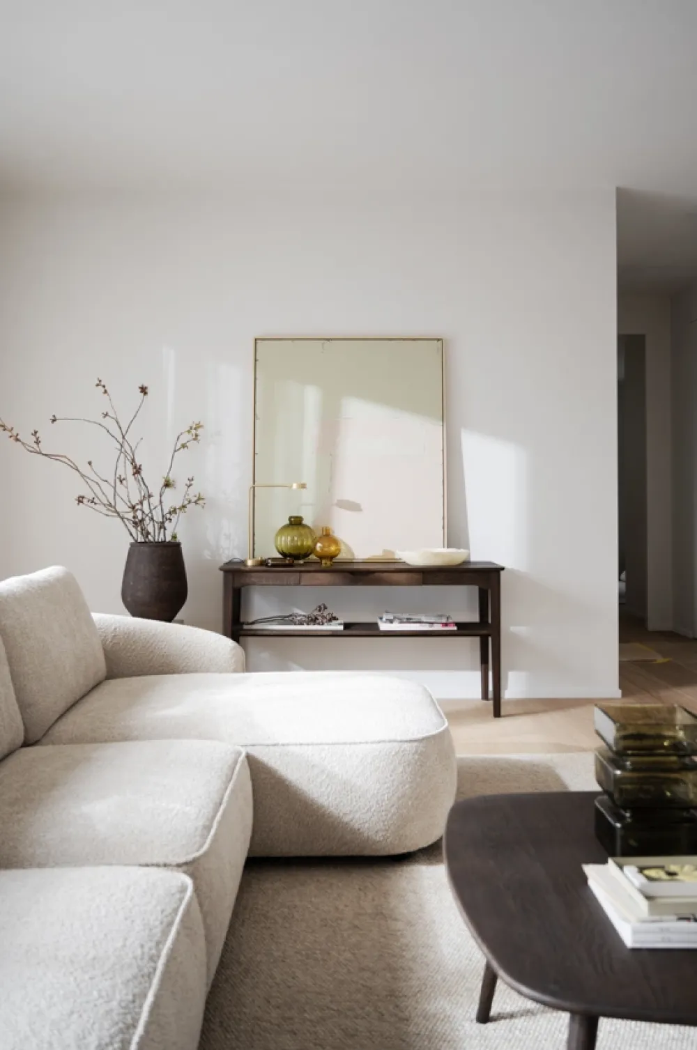 Rowico Home Soffbord 'Tompkins' 90x90cm - Brun