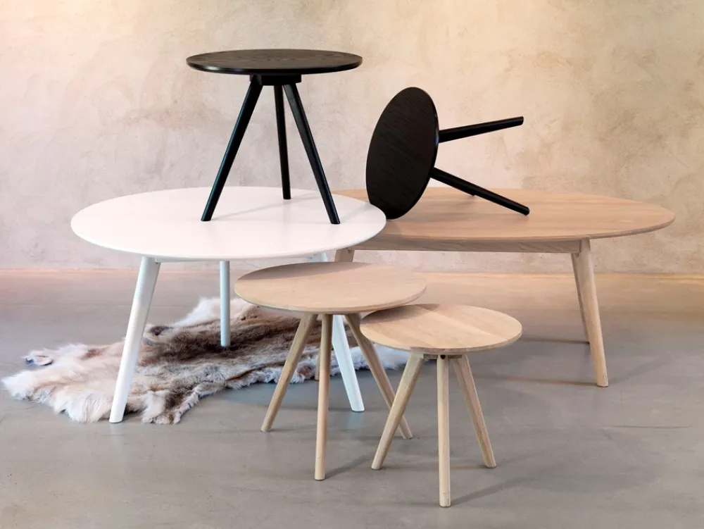 Rowico Home Soffbord 'Yumi' 2 delar - Svart