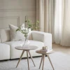 Rowico Home Soffbord 'Yumi' 2 delar - Vitpigmenterad
