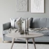 Rowico Home Soffbord 'Yumi' Runt 90cm - Vitpigmenterad ek