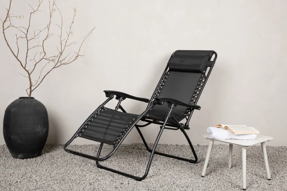 Garden Prestige Solstol 'Antibes' - Svart