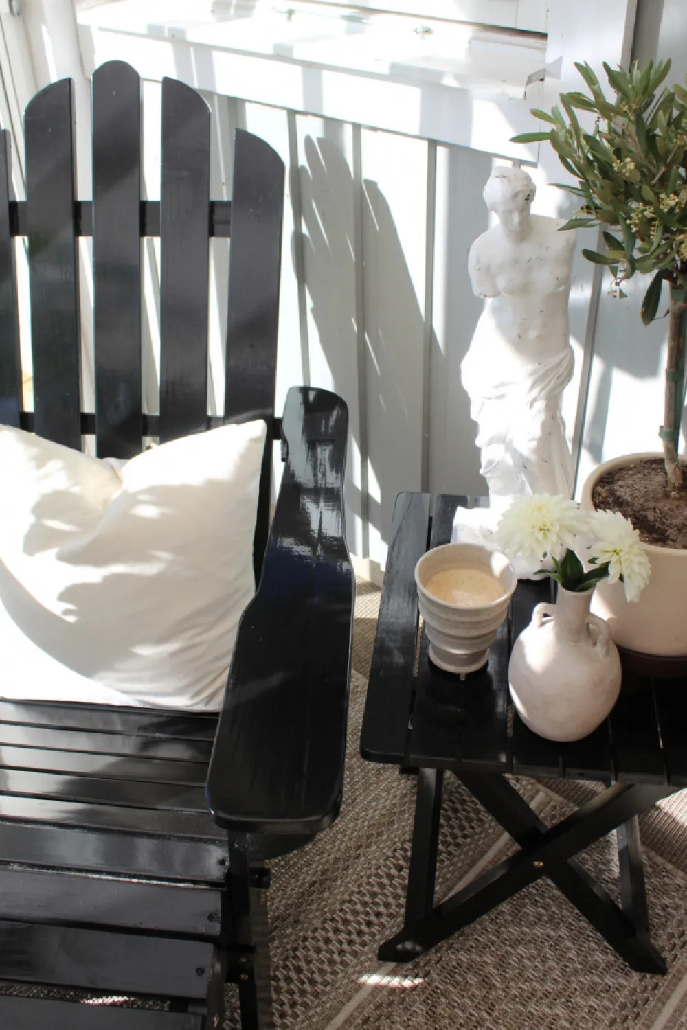 Garden Prestige Solstol 'Lounge' - Svart