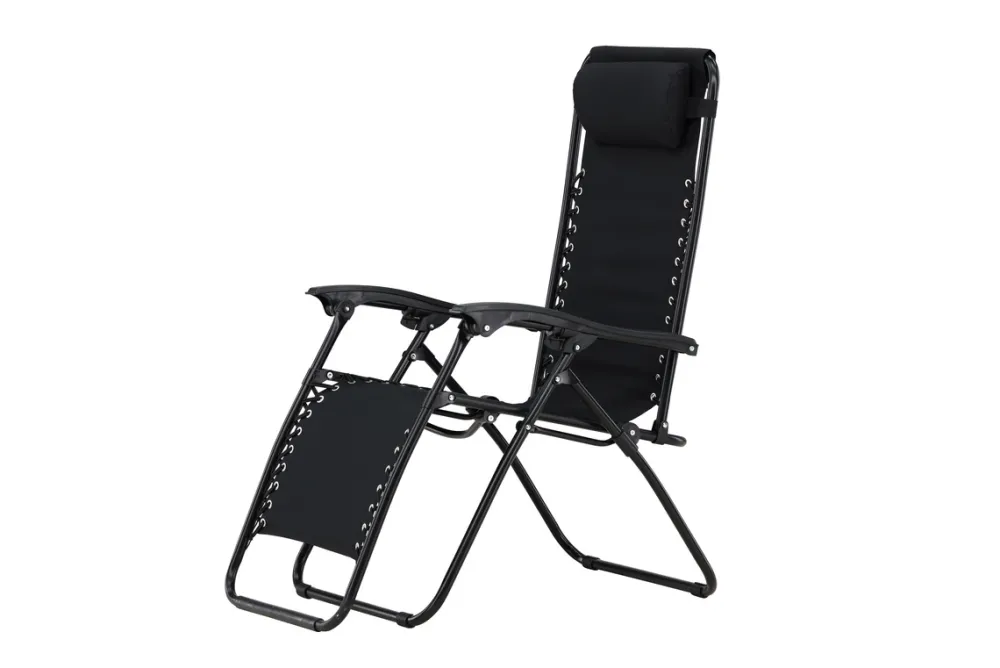 Garden Prestige Solstol 'Vulcano' - Svart
