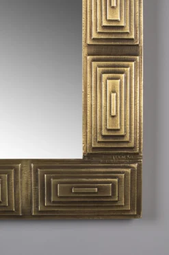 Dutchbone Spegel 'Volan' 110x70cm - Mässing