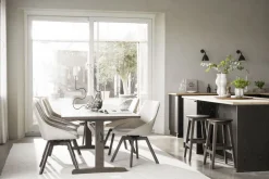 Rowico Home Stol 'Alison' - Brun/Beige