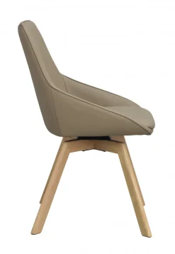 Rowico Home Stol 'Alison' Läder - Beige/ek