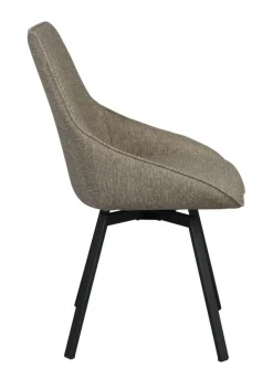 Rowico Home Stol 'Alison' - Mörkbeige/svart