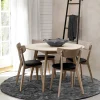 Rowico Home Stol 'Ami' - Vitpigmenterad Ek/Svart