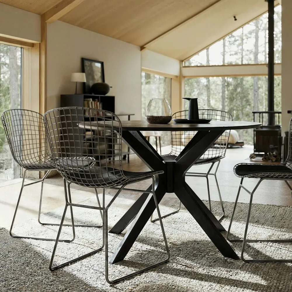 Reforma Stol 'Bertoia' - Silver/Grå