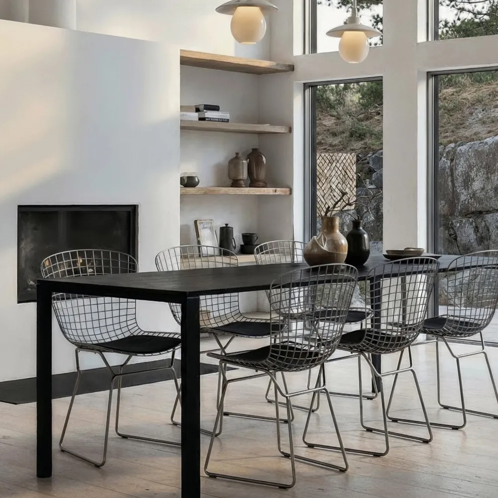 Reforma Stol 'Bertoia' - Silver/Grå
