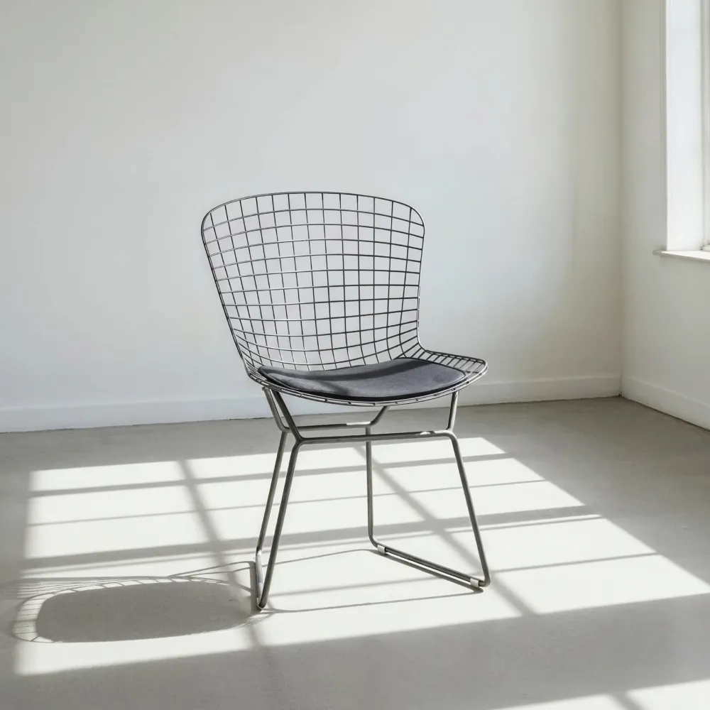 Reforma Stol 'Bertoia' - Silver/Grå
