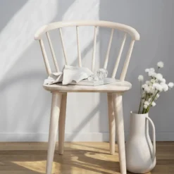 Rowico Home Stol 'Carmen' - Vit pigmenterad