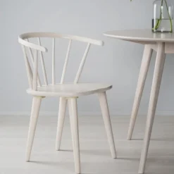 Rowico Home Stol 'Carmen' - Vit pigmenterad