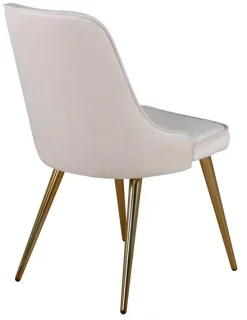Reforma Stol 'Elverum Deluxe' - Beige/Mässing