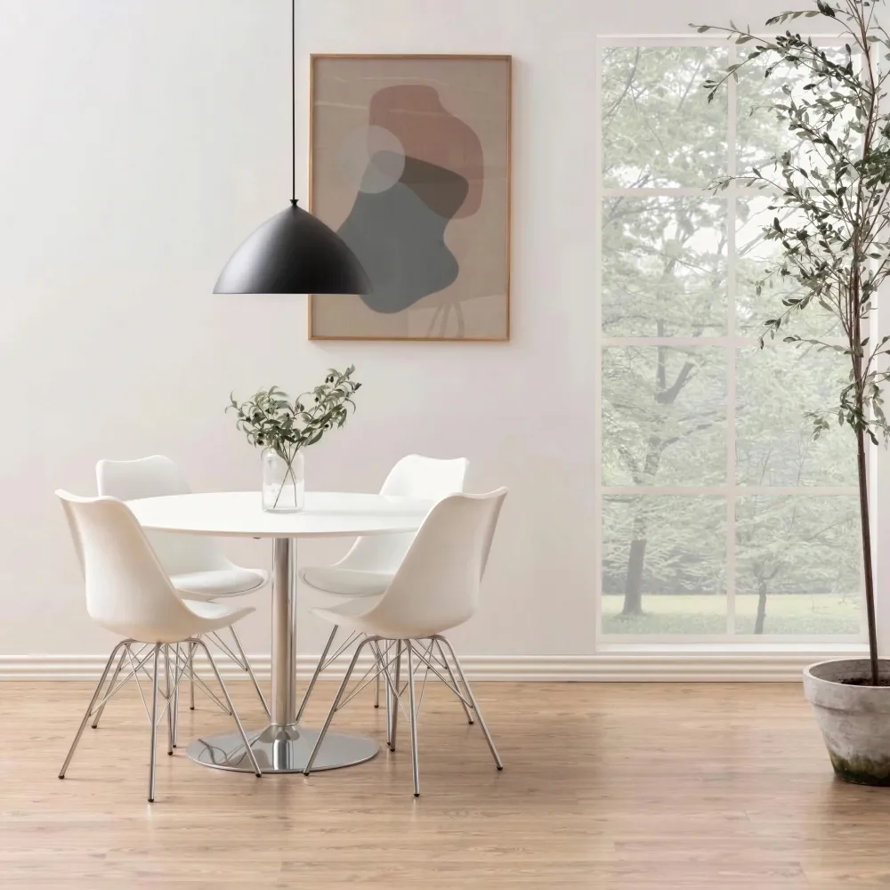 Reforma Stol 'Eris' - Vit/Silver