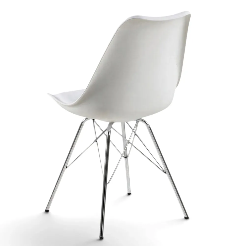 Reforma Stol 'Eris' - Vit/Silver