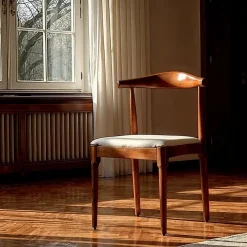Reforma Stol 'Fager' - Valnöt/Beige