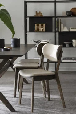 Rowico Home Stol 'Kato' - Brun/ Beige