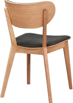 Rowico Home Stol - 'Kato' - Ek/Mörkgrå