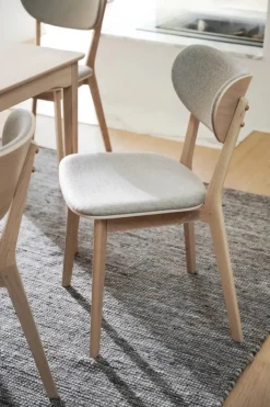 Rowico Home Stol 'Kato' - Grå/beige/vitpigmenterad