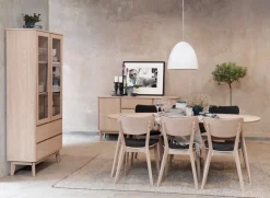 Rowico Home Stol 'Kato' - Mörkgrå/Vitpigmenterad