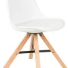 KDESIGN Stol 'Kelly' - Vit