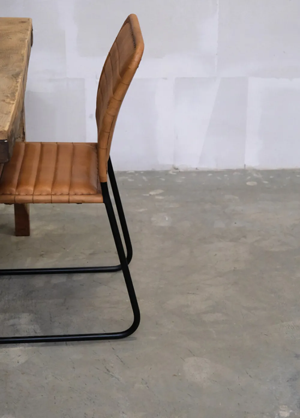 Trademark Living Stol 'Ken' - Läder