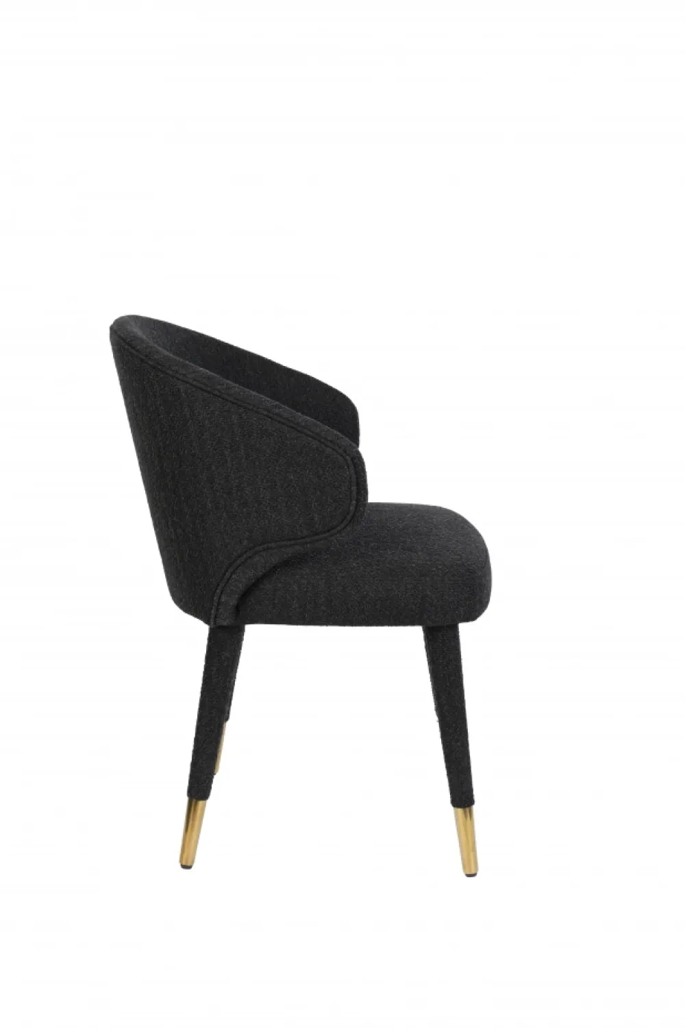 Dutchbone Stol 'Lunar' - Svart