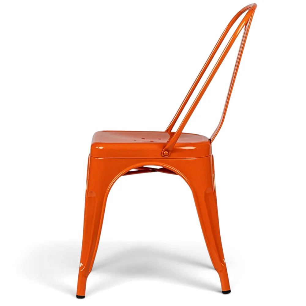 KDESIGN Stol 'Montmartre' - Orange lack