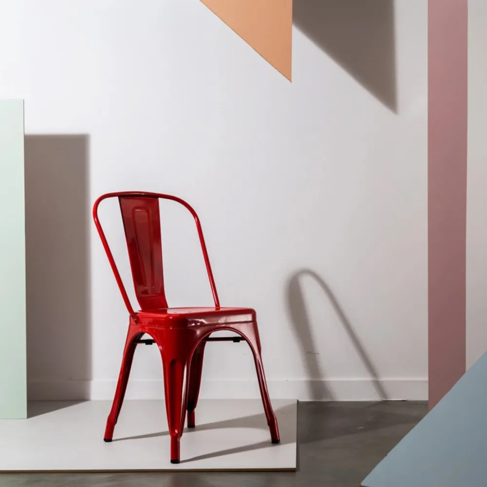 KDESIGN Stol 'Montmartre' - Röd lackad