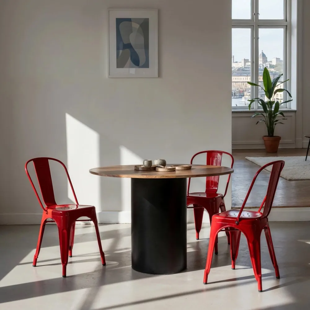 KDESIGN Stol 'Montmartre' - Röd lackad