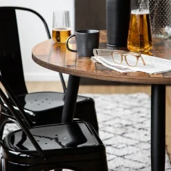 KDESIGN Stol 'Montmartre' - Svart lack