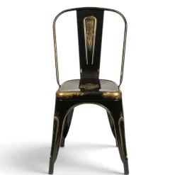 KDESIGN Stol 'Montmartre' - Vintage svart/antik