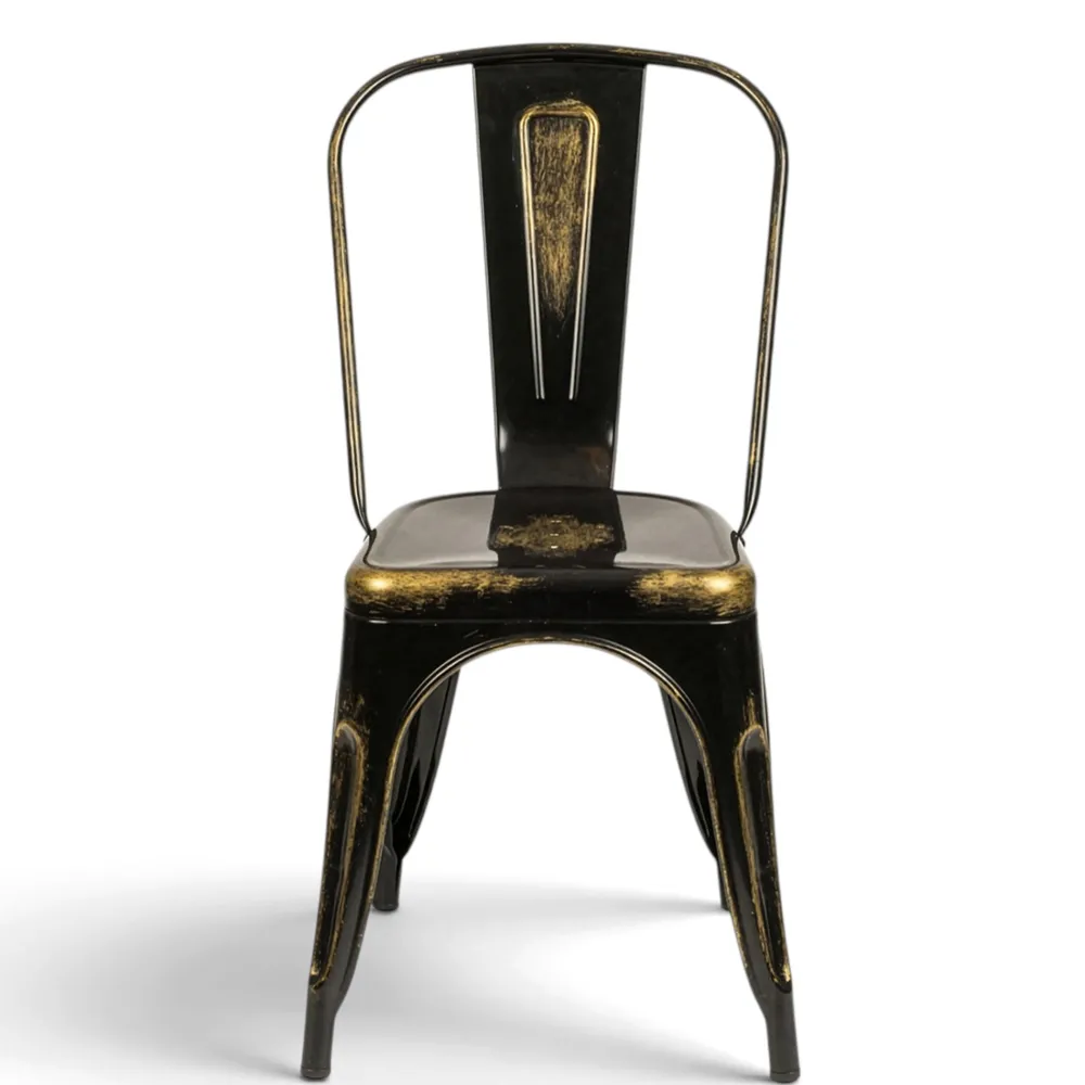 KDESIGN Stol 'Montmartre' - Vintage svart/antik
