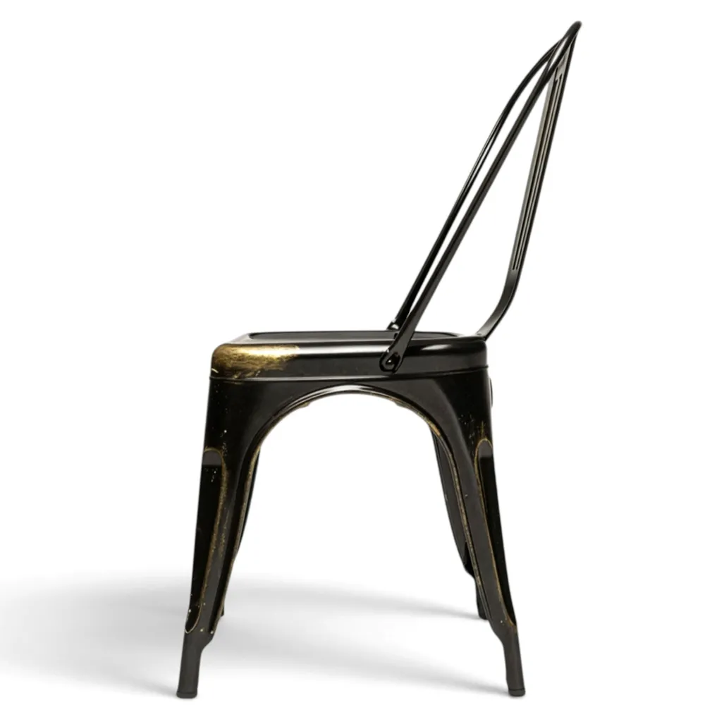 KDESIGN Stol 'Montmartre' - Vintage svart/antik